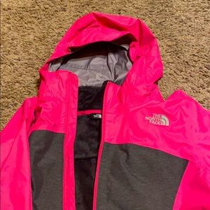 Kids tri-climate waterproof 3 in 1 Northface coat